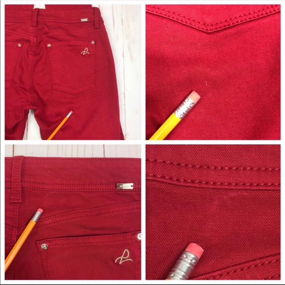 DL1961 Emma Legging Ankle Skinny Jeans Red 26 - Picture 8 of 8